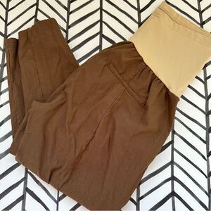 Maacie Size S Maternity Khaki Dress Pants